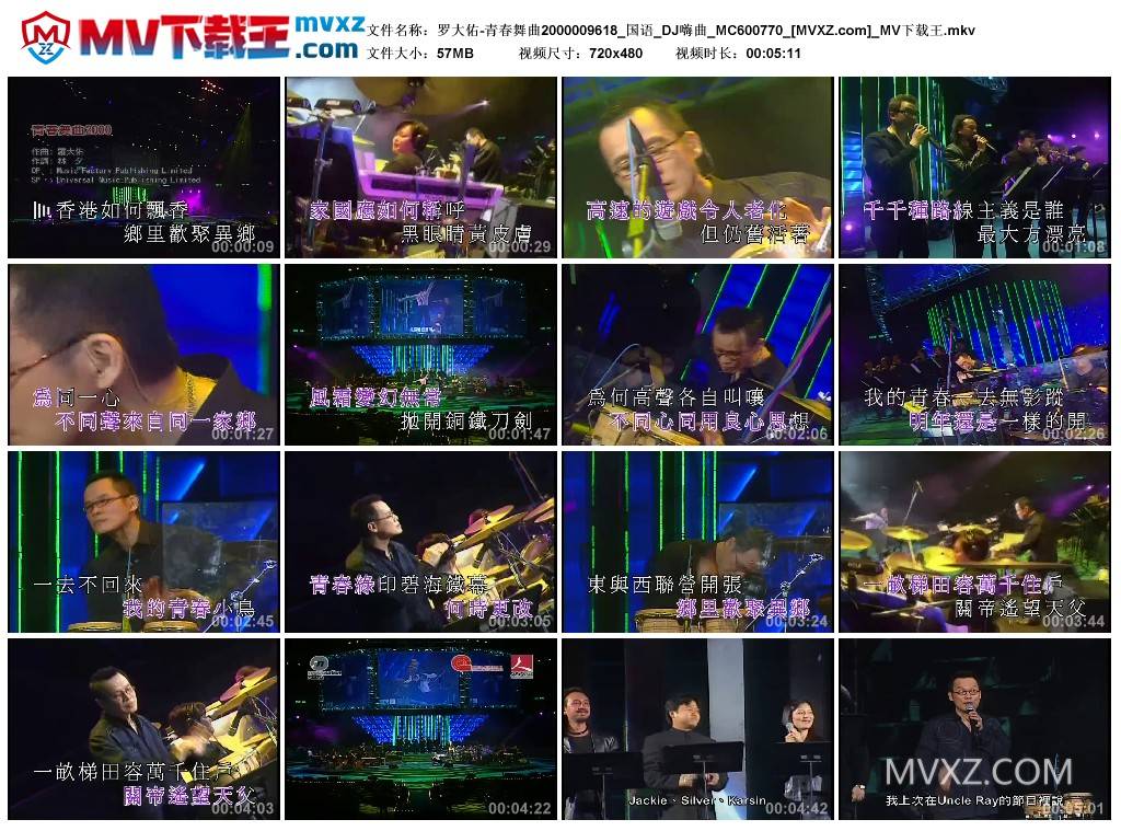 罗大佑-青春舞曲2000009618_国语_DJ嗨曲_MC600770